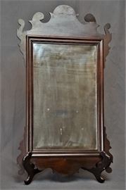 SMALL CHIPPENDALE MIRROR