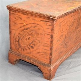 BLANKET CHEST, AM., PA, C. 1820-1840