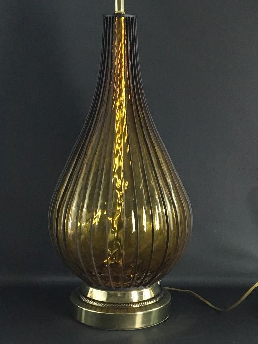 Vintage Murano Caged Glass Lamp