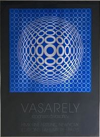 Vasarely Responses a' Vasarley Silkscreen 1976