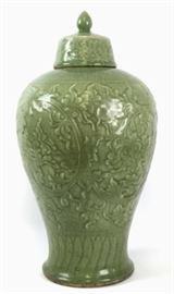 Ming Dynasty Longquan Plum Vase with COA