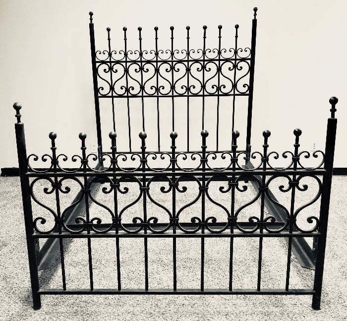 Wrought Iron Queen Sized Bed frame