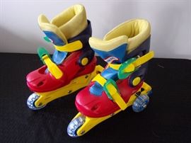 Little Tikes roller blades adjustablee starts at size 10 children's