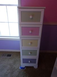 Girls bedroom set, bunk or twins with desk, dresser and mirrors, and chest of drawers! From NFM