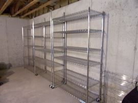 Metal storage/shelving/shelves