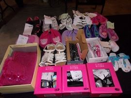 Children's clothing and costumes size 6mo to 6years+ (Some new with tags from The Children's Place) Kids hats, leggings, shorts, skirts, jeans, short&long sleeve tops, pajamas, socks, hosiery, coats and jackets. Shoes Infant to child 12, Adult female shoes size 6