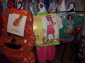 Children's clothing and costumes size 6mo to 6years+ (Some new with tags from The Children's Place) Kids hats, leggings, shorts, skirts, jeans, short&long sleeve tops, pajamas, socks, hosiery, coats and jackets. Shoes Infant to child 12, Adult female shoes size 6