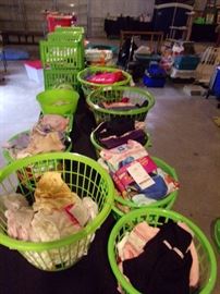 Children's clothing and costumes size 6mo to 6years+ (Some new with tags from The Children's Place) Kids hats, leggings, shorts, skirts, jeans, short&long sleeve tops, pajamas, socks, hosiery, coats and jackets. Shoes Infant to child 12, Adult female shoes size 6