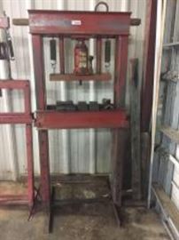 Shopmaster 30 ton capacity hydraulic press. Model CP 1000 press.