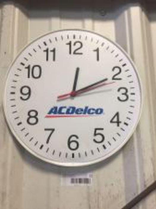 AC Delco 12” shop clock