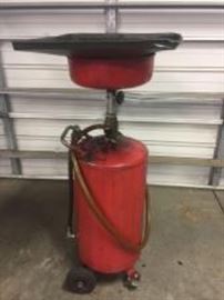 Oil drain bucket.
