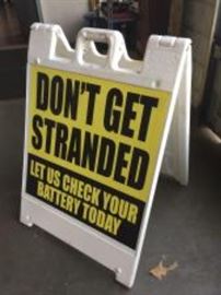 Squarecade A-frame Sign