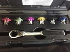 Gear Wrench 7 Pc. Magnetic Oil Drain Plug Socket Set.