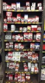 Entire content of shelf 