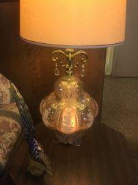 Pair of unique vintage lamps
