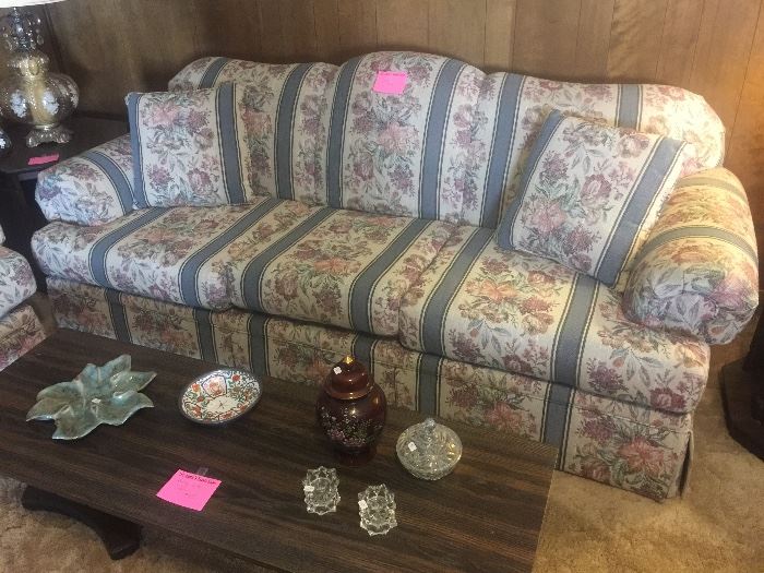 Matching sofa and loveseat in excellent condition!