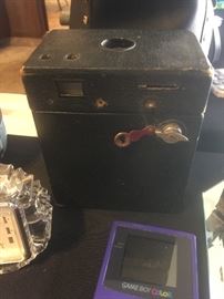 Antique box camera