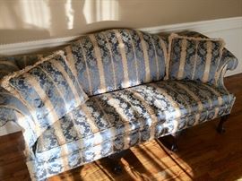 Vintage upholstered couch  Asking $250
