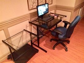 Office computer friendly desk, table & chair Asking $175                                   COMPUTER NOT FOR SALE