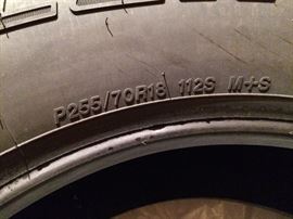 Bridgestone Snow tires --18" Set of four (4) Asking $325 for the set. [Tire Rack price $600+]