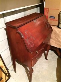 Slant top desk Asking $100 (needs TLC)