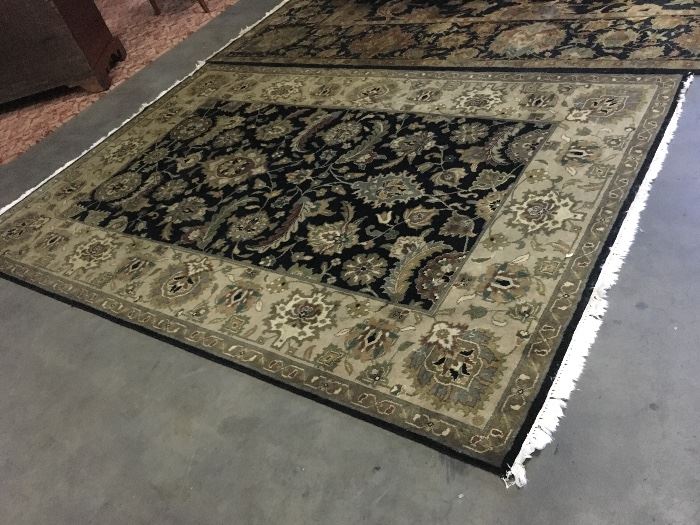 Hand made Oriental rugs with classic Persian palmette designs . (  14 rugs are offered!)