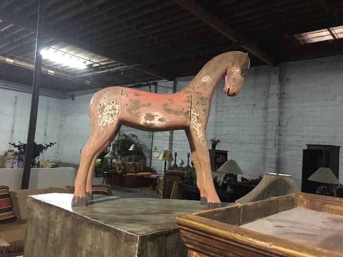 Fun folk art horse