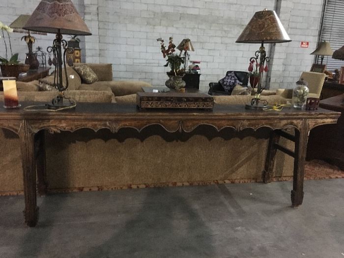 Chinese provincial altar table with mortise and tenon joinery
