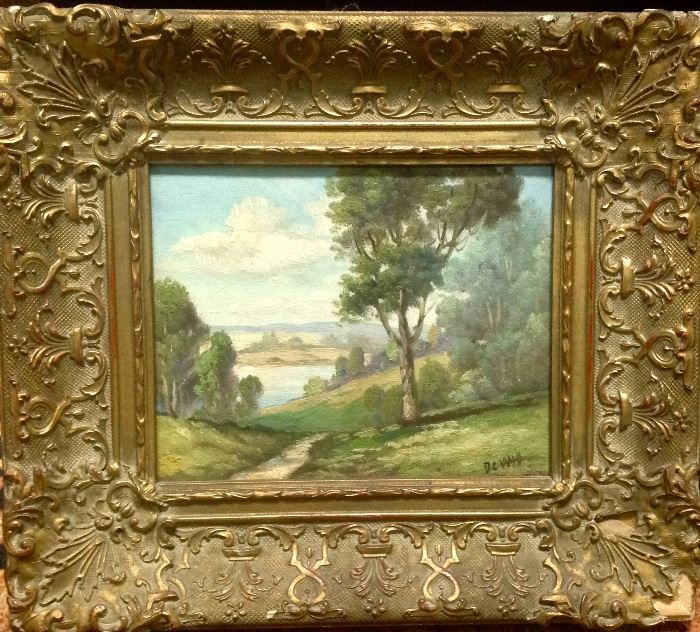 Plein - air style original oil painting