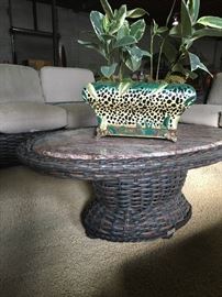 Lane Venture: South Hampton Collection outdoor woven coffee table