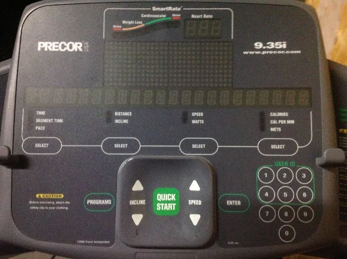 Precor  9.35i Treadmill... cost $4,000 new, what a deal!