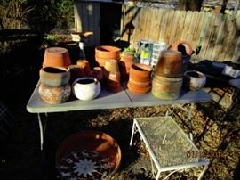 More planters and flower pots