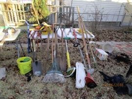 lawn and yard tools