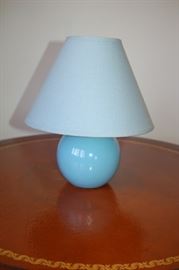 Small Blue Decorative Table Lamp