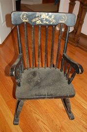 Children's vintage rocking chair