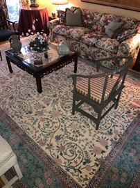 Chinese coffee table and chair 
