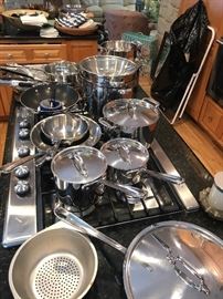 ALL CLAD stainless cookware