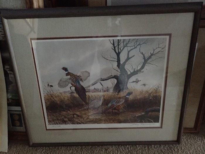THIS SALE HAS A LOT OF WILD LIFE FRAMED ART - CONTEMPORARY ART - 