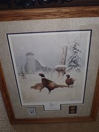 THIS SALE HAS A LOT OF WILD LIFE FRAMED ART - CONTEMPORARY ART -
