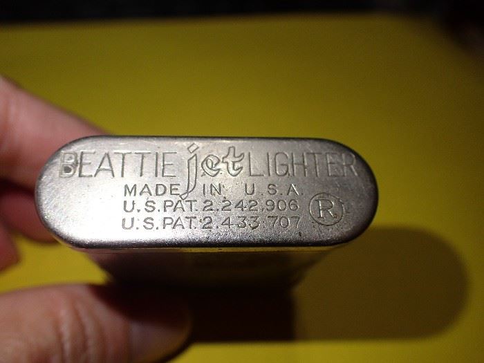 BEATTIE JET LIGHTER / USA / PAT 2.242.906 