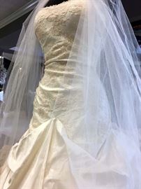 High Fashion Haute Couture Wedding Gown by Justina Altier Toronto