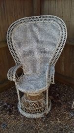 Wicker Highback King Chair 