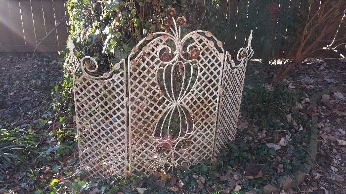 Metal Gardening Panel or Metal Home Accent 