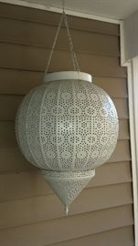 Metal Porch Accent Lantern 