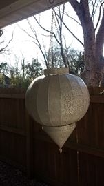 Metal Porch Accent Lantern 