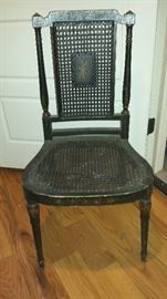 Vintage Accent Wicker Chair 
