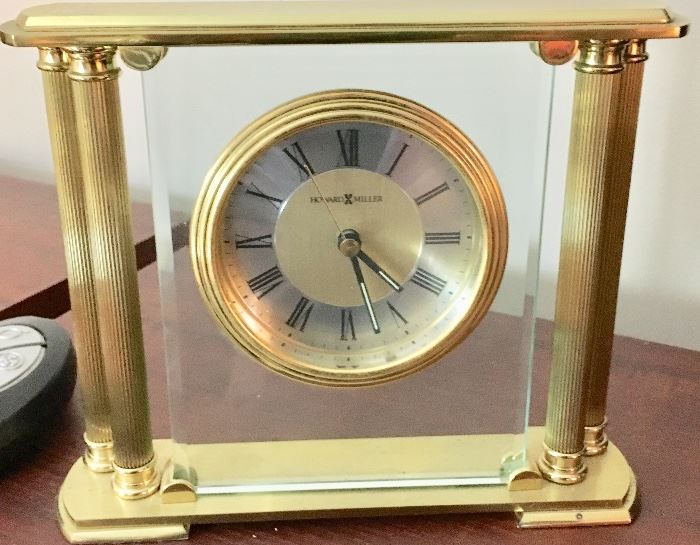 Howard Miller brass clock