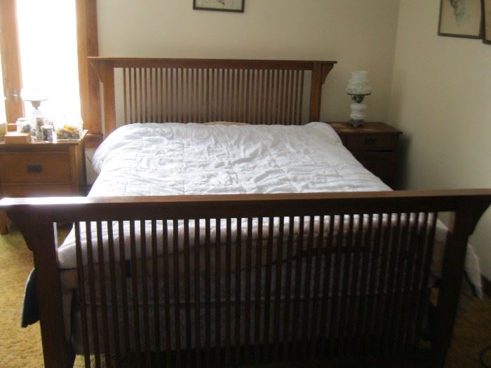 Queen Mission Style Bed