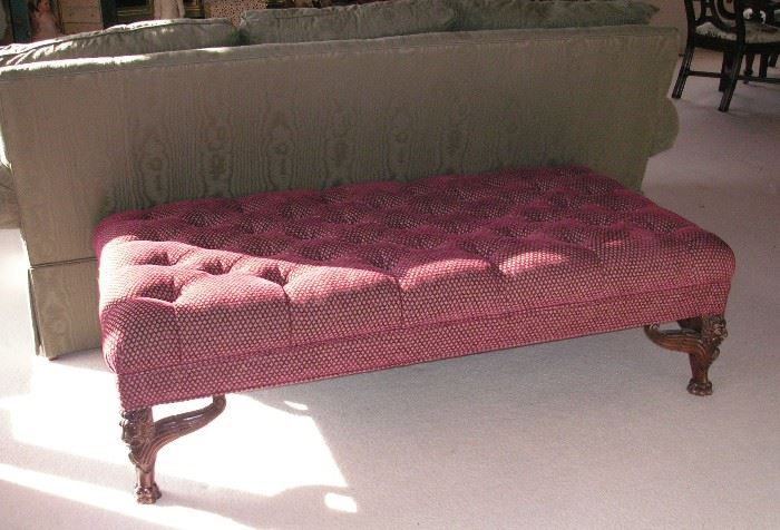 Henredon sofa bench
