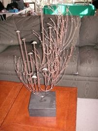 California modernist wire sculptor Art Piatt.  Dates to 1960s